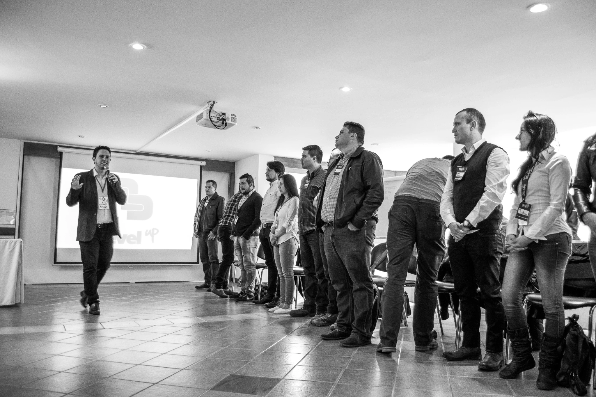 Proceso de formación y entrenamiento de level UP